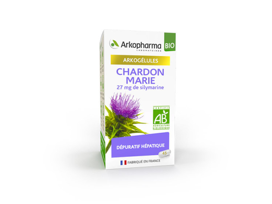 Arkopharma Arkogélules Chardon Marie BIO - 45 gélules