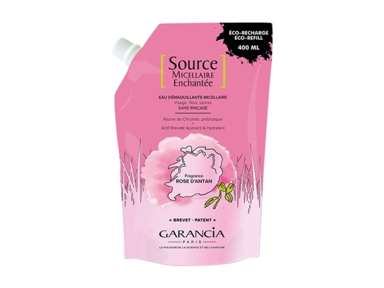 Garancia Recharge Source enchantée eau démaquillante rose d'antan - 400ml