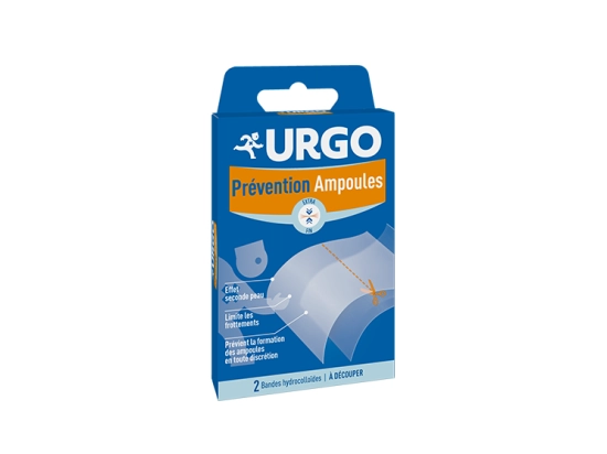 Urgo Prévention ampoules - 2 bandes hydrocolloïdes