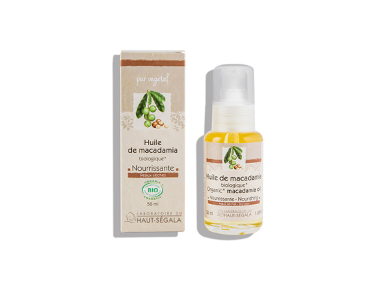 Haut-Ségala Huile Végétale de Macadamia BIO - 50ml