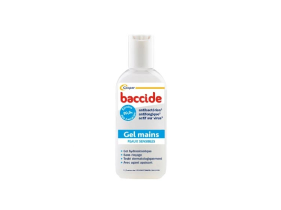 Baccide gel mains peaux sensibles - 100ml