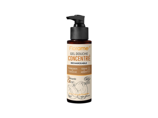 Florame Gel Douche Concentré Amande & Coco BIO - 100 ml