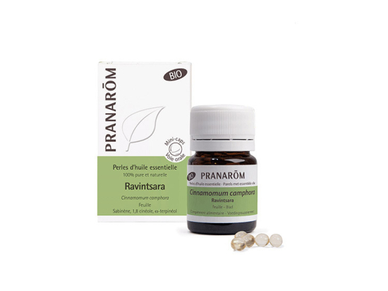 Pranarôm Huile essentielle de Ravintsara BIO - 60 perles
