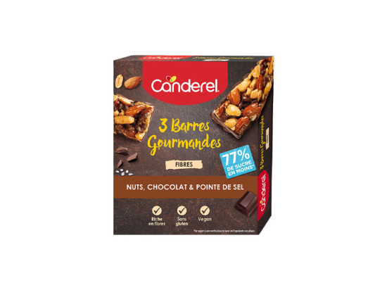 Barres Gourmandes Chocolat Pointe de Sel - x3