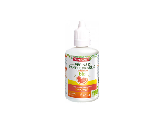 Superdiet Extrait Pépins de Pamplemousse 1600mg BIO - 50ml