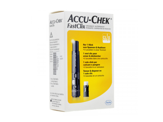 Accu-Chek Fast Clix autopiqueur + 6 lancets