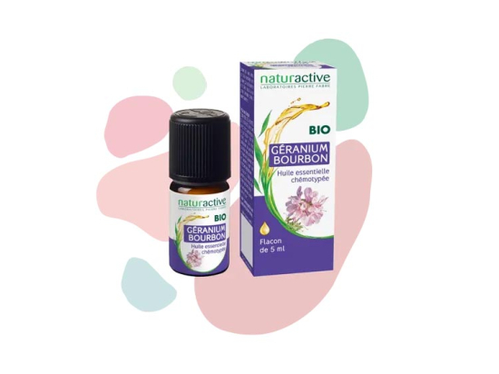 Naturactive huile essentielle géranium bourbon BIO - 5ml