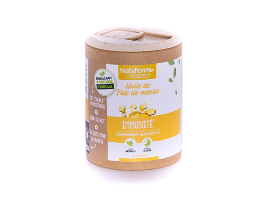 Ecoresponsable Huile de foie de morue - 60 capsules