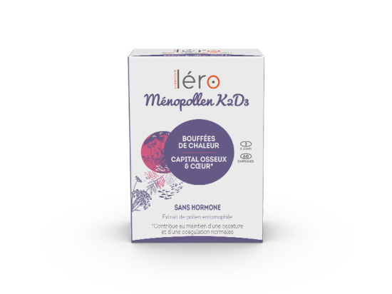 Léro Ménopollen K2D3 - 60 capsules