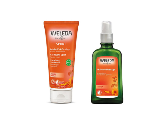 Weleda Arnica Huile de massage - 200ml + Gel douche OFFERT