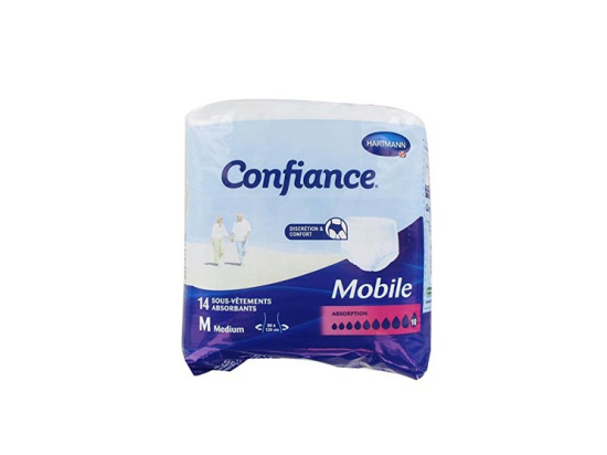 Confiance Mobile Sous-vêtements absorbants Taille M  - 14 sous-vêtements