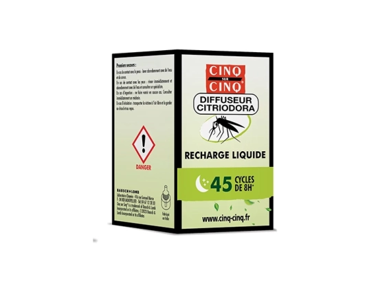 Citriodora Recharge Liquide Diffuseur Anti-moustiques  - 24g