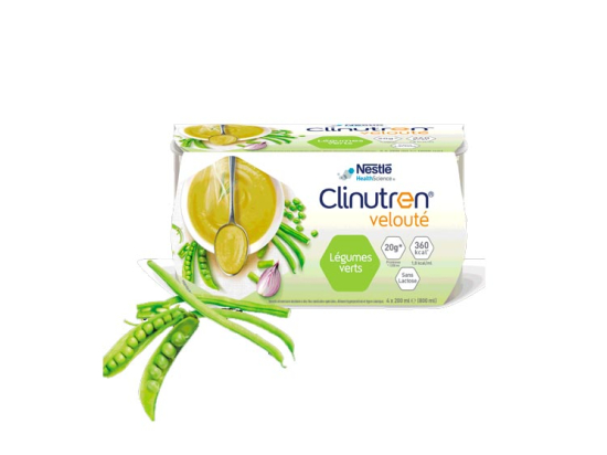 Nestlé Clinutren Soupe Velouté Légume du Soleil - 4x200ml