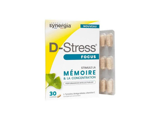 D-Stress Focus Synergia - 30 comprimés