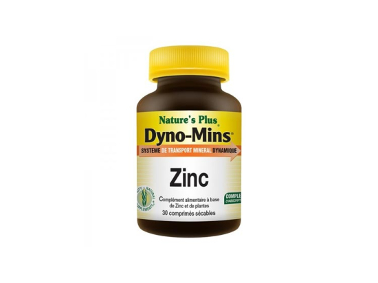 Nature's Plus Dyno-mins Zinc - 60 comprimés