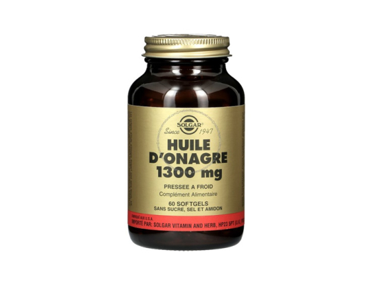 Solgar Huile d'onagre 1300mg - 60 softgels