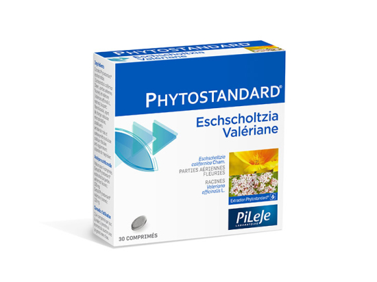 Pileje Phytostandard Eschscholtzia Valériane - 30 comprimés