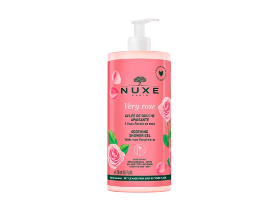 Nuxe Very rose Gelée de douche apaisante - 750ml