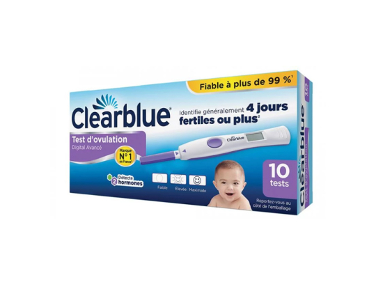 Clearblue Test d'Ovulation Digital Avancé - 10 tests
