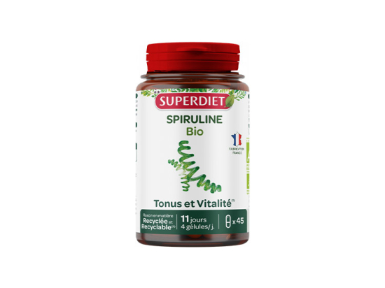 Superdiet Spiruline BIO - 45 gélules