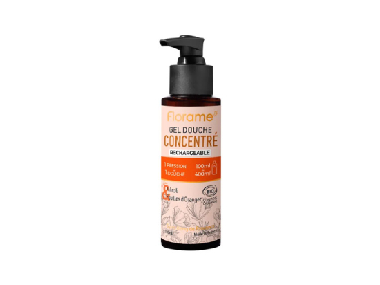 Florame Gel Douche Concentré Néroli & Feuilles d'Oranger BIO - 100 ml