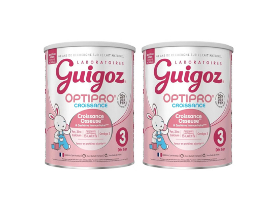 Optipro Croissance Lait Croissance Osseuse et Système Immunitaire - 2x780g