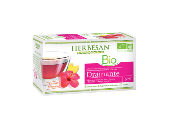 Herbesan Infusion Drainante BIO - 20 sachets