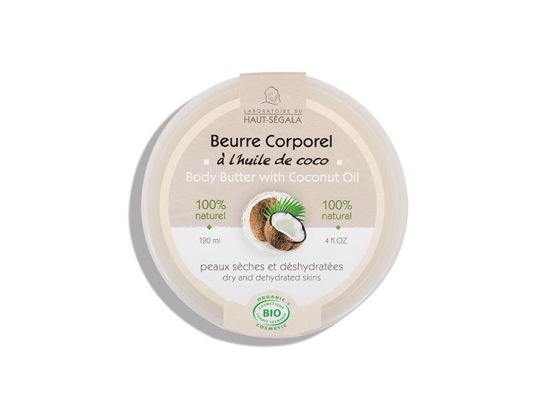 Haut-Ségala Beurre Corporel à l'Huile de Coco BIO - 120ml