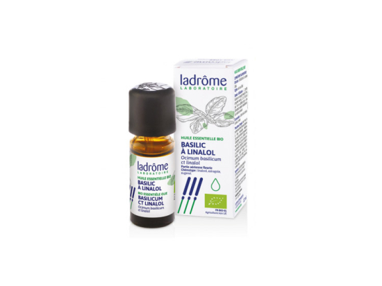 Ladrôme Huile essentielle de basilic à linalol BIO - 10ml