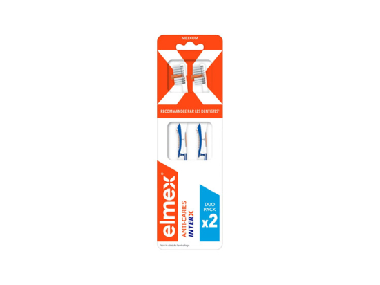 Brosses à Dents Anti-Caries Medium - x2