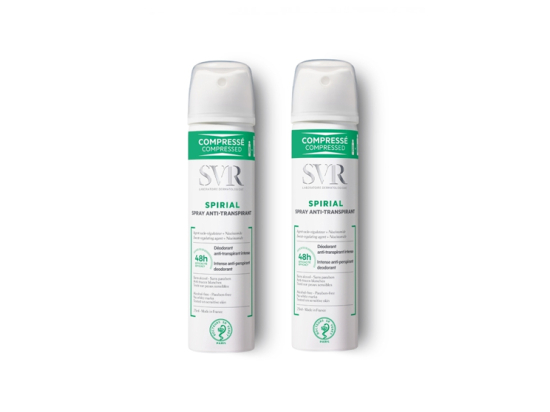 SVR Spirial spray anti-transpirant - 2x75ml