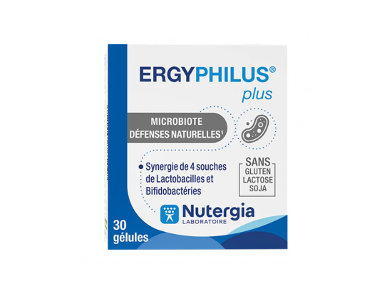 Nutergia Ergyphilus Plus Microbiote Défenses Naturelles - 30 gélules
