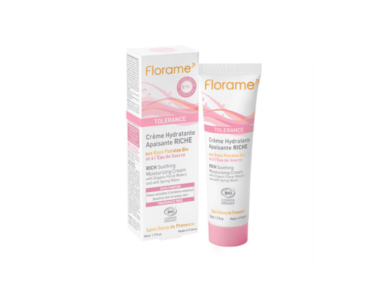 Florame Tolérance Crème hydratante apaisante riche BIO - 50ml
