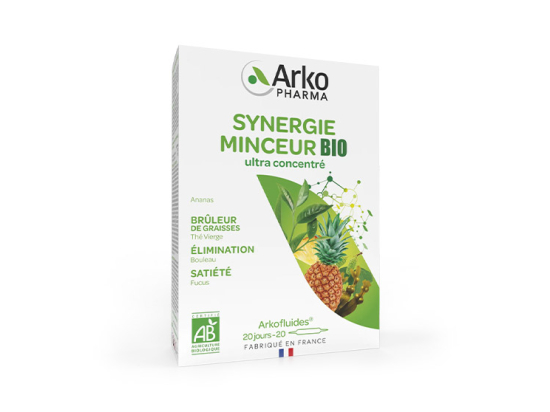 Arkopharma Arkofluides Synergie minceur BIO - 20 ampoules