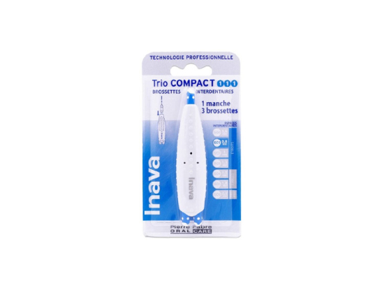 Trio Compact brossettes interdentaires 0,8mm - 3 brossettes