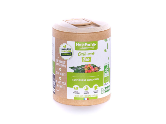 Nat & Form Ecoresponsable Café Vert BIO - 90 gélules