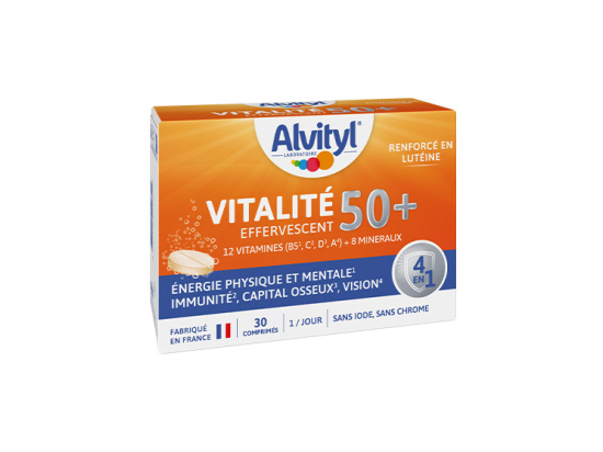 Alvityl Vitalité 50+ Effervescent - 30 comprimés