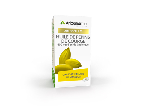Arkopharma Arkogélules Huile de pépins de courge - 60 capsules