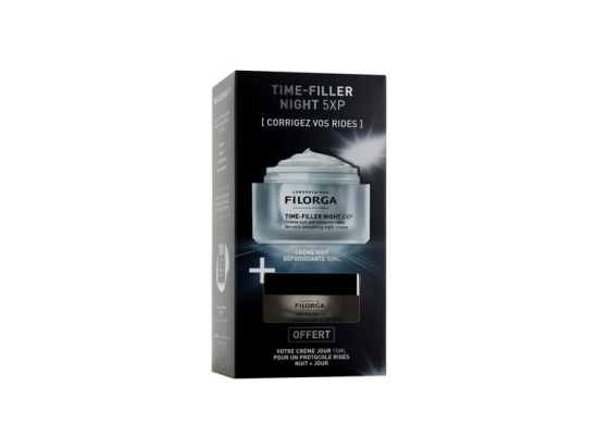 Time-Filler Night 5XP Crème de Nuit Défroissante + Crème de Jour OFFERTE - 50+15ml