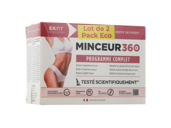 Minceur 360 Programme Complet 2 mois - 2x120 comprimés