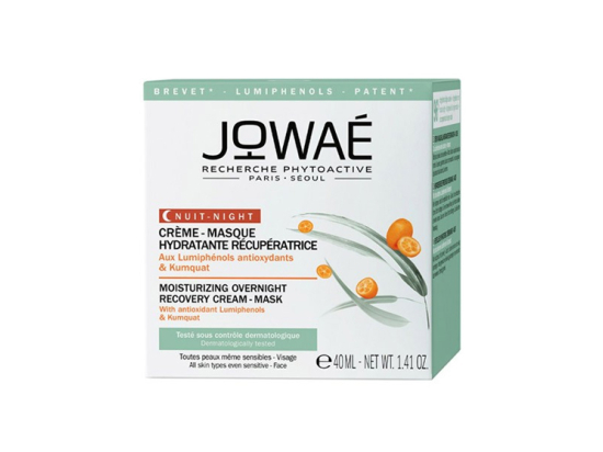 Jowae crème masque hydratante récupératrice nuit - 40ml
