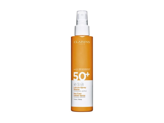 Clarins lait-en-spray solaire corps UVA/UVB SPF50+ - 150ml