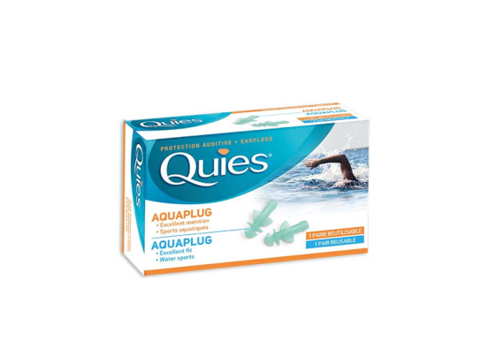 Quies Aquaplug Protection natation réutilisable  - 1 paire