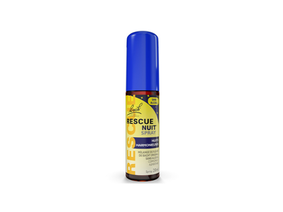 Bach Rescue Nuit Spray Sans Alcool - 20ml