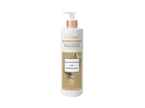 Florame lait corps essence d'amande BIO - 400ml