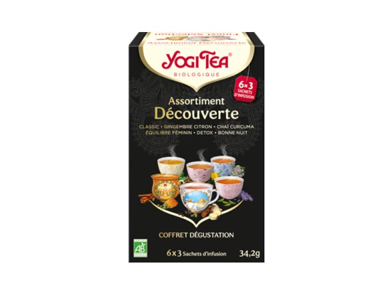 Yogi Tea Assortiment Découverte BIO - 6x3 sachets d'infusion