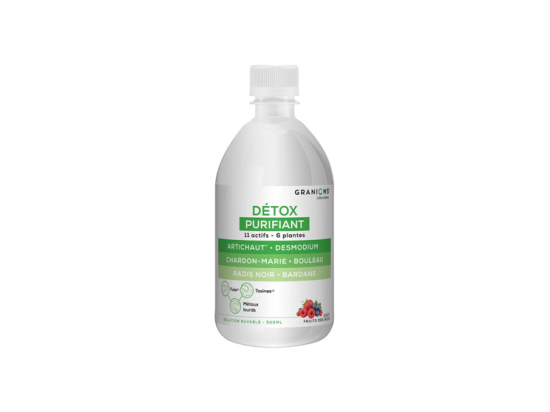 Détox du Foie Boisson Purifiante Goût Fruits Rouges - 500ml