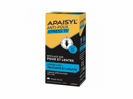 Apaisyl Anti-poux Xpress15' - 100ml