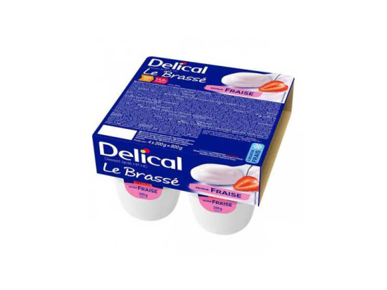 Brassé Lacté Fraise - 4x200g