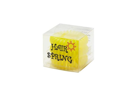 Hair Spring Elastique magique Jaune Sunlight - x3